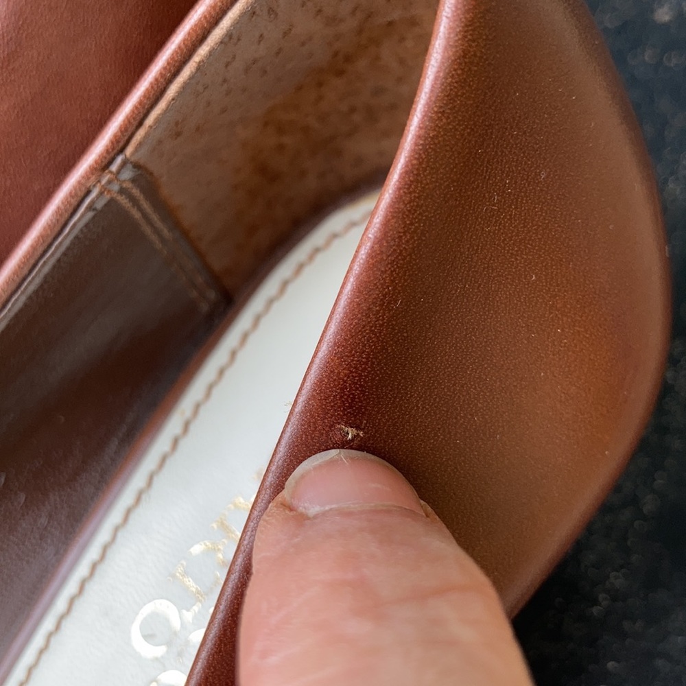 Franco Sarto women’s Brown Buckle kitten heel 7.5 - Picture 9 of 13